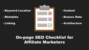 affiliate seo onpage checklist