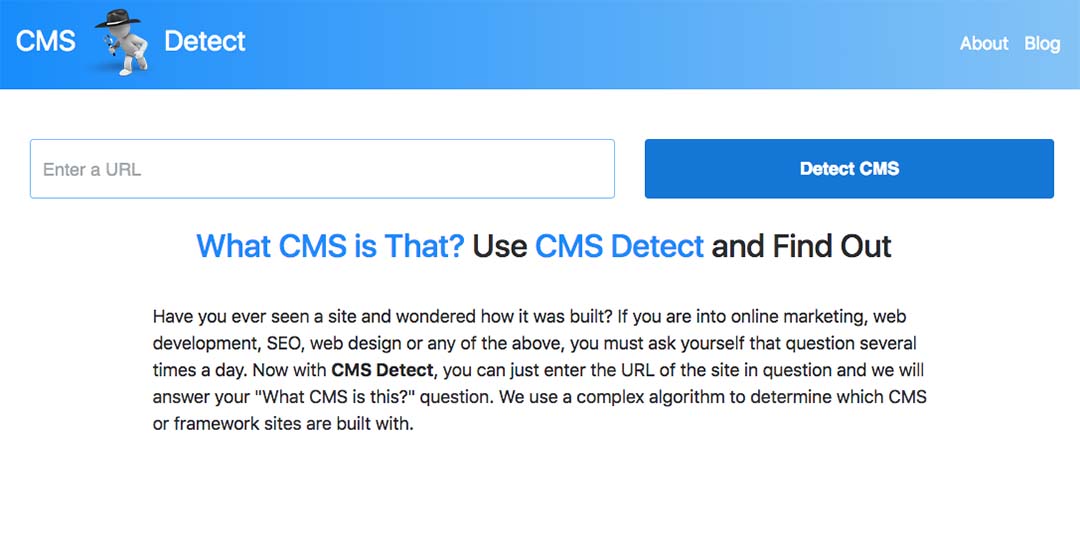 cms detetct
