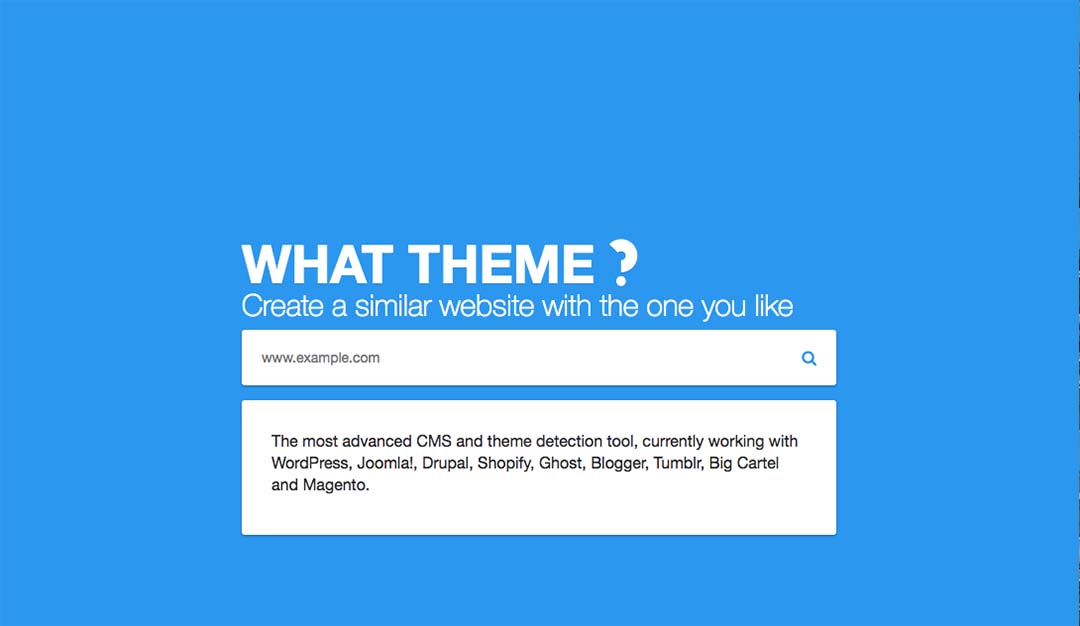 what Theme detector