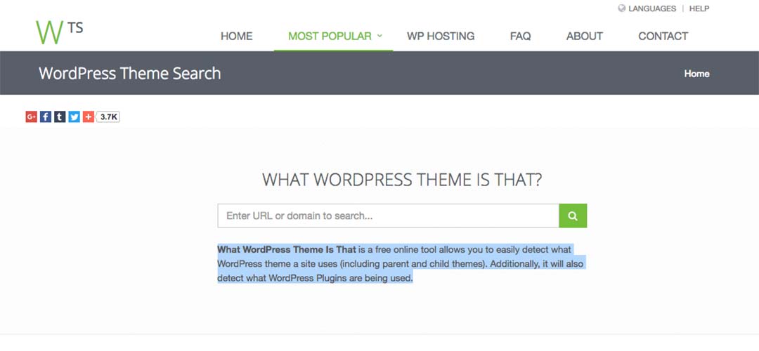 whatwpThemeisthat