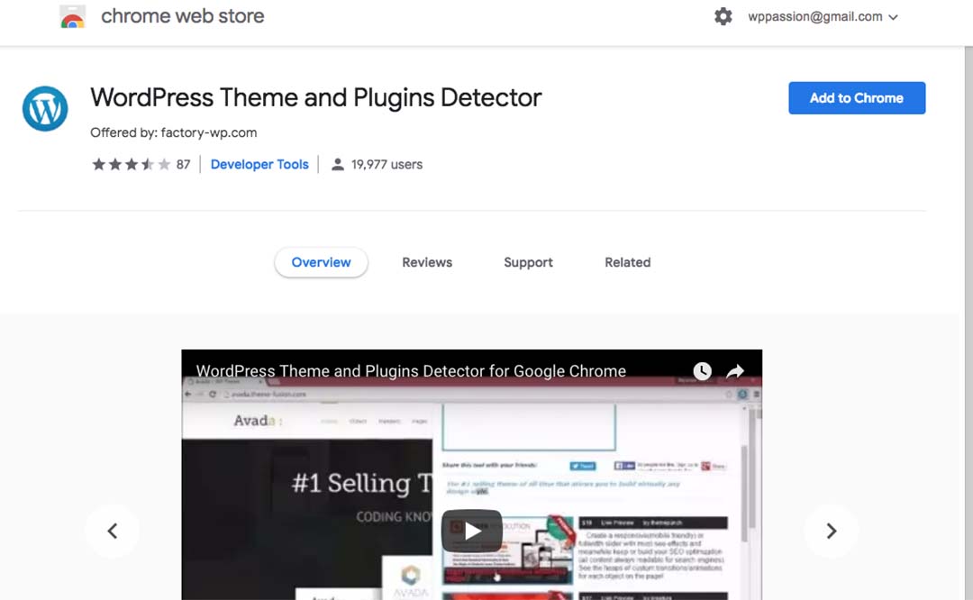 wordpress Chrome Extension