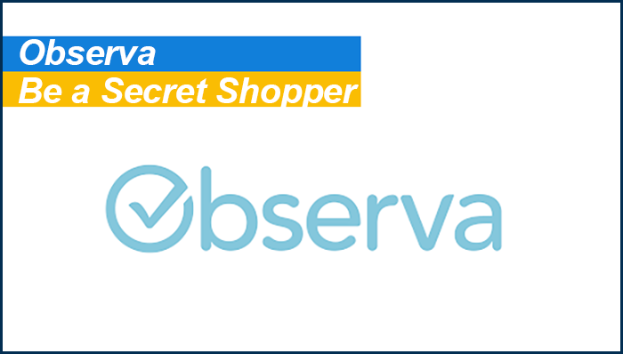 observa secret shopper side gig