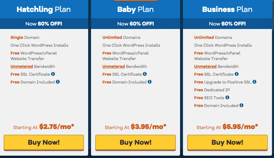 hostagtor pricing