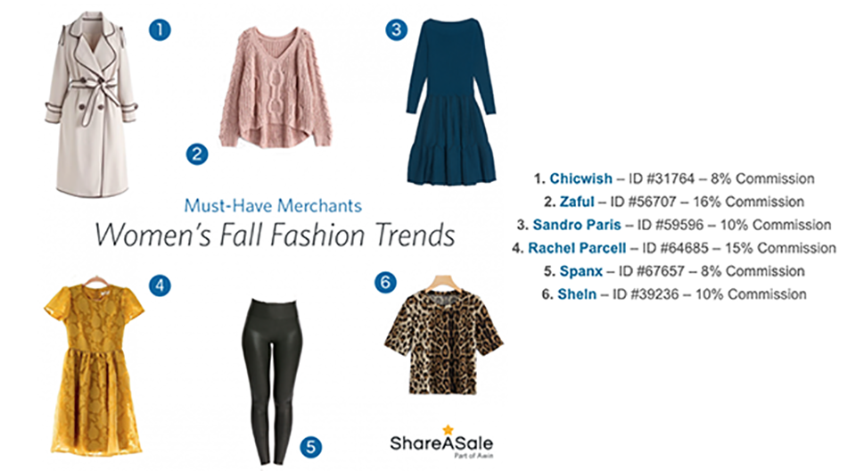 ShareASale Seasonal